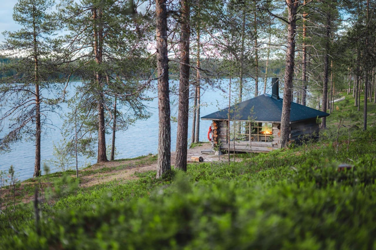 A cottage in the woods