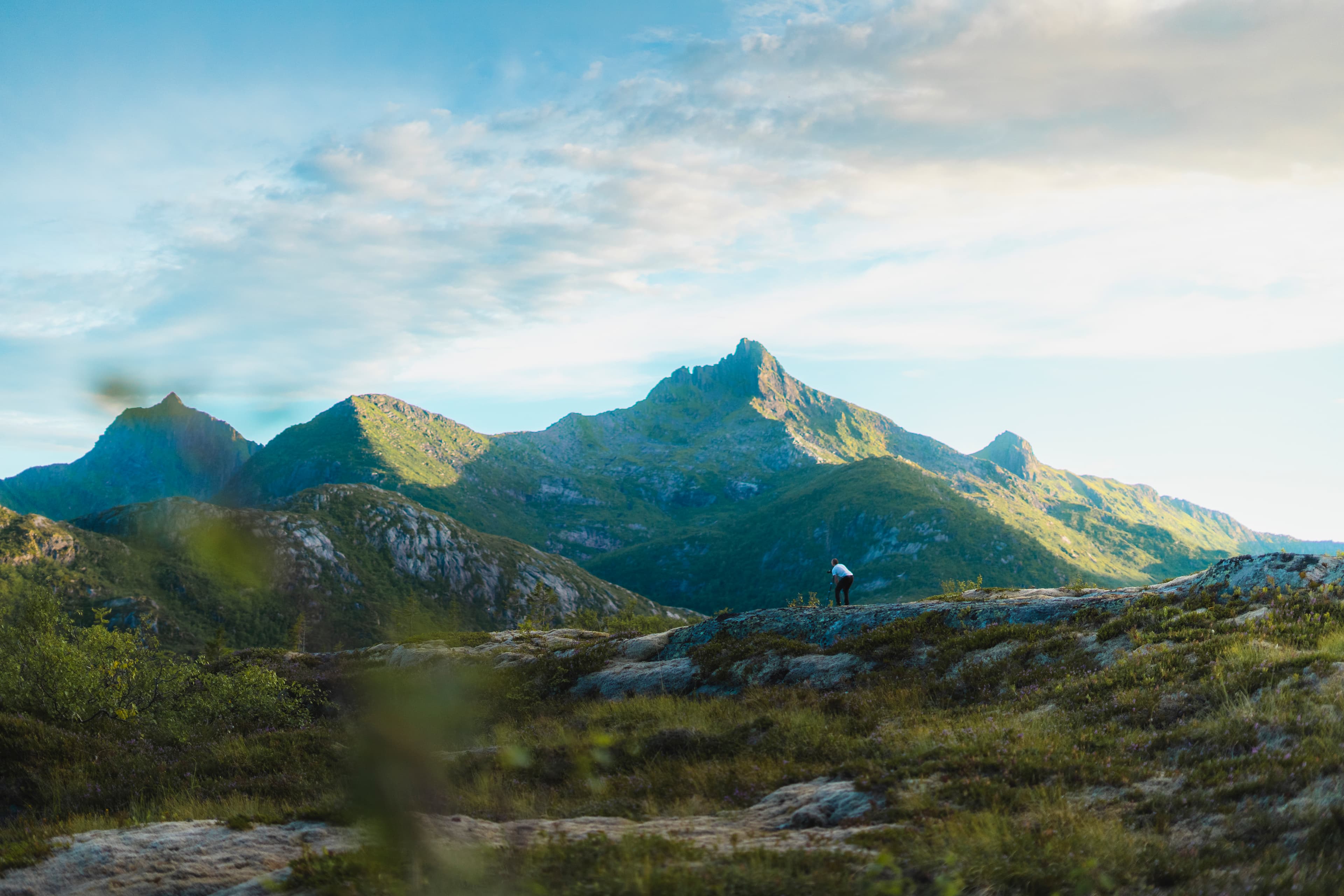 Majestic mountain range