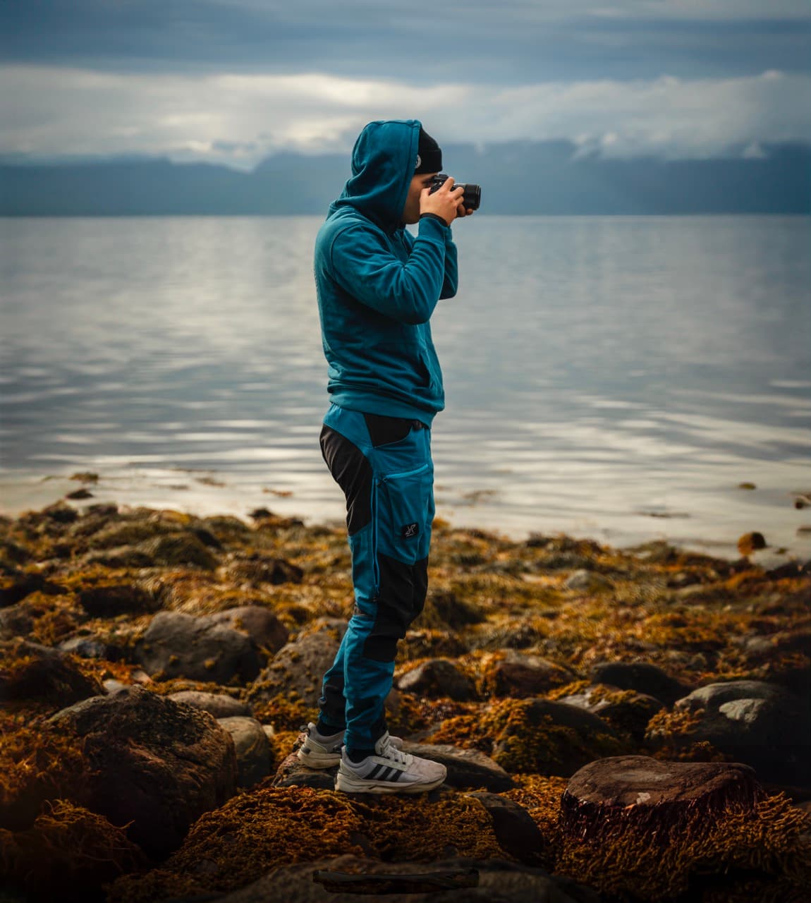 Photographer in the mountains